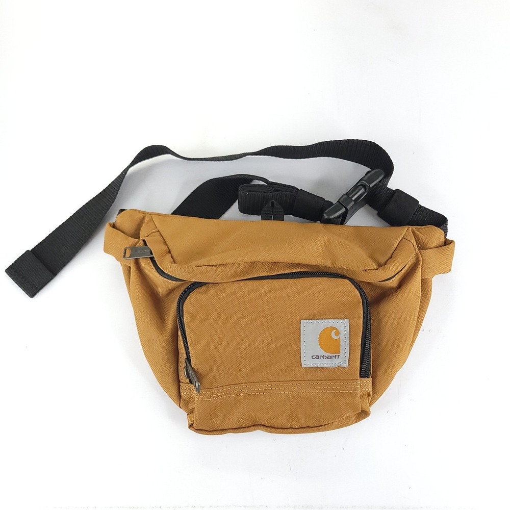 Carhartt Waist Pack Brown Canvas Fanny Pack Water Resistant Adjustable Belt